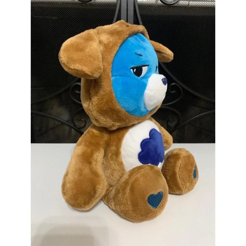 Care Bears Grumpy Bear  Plush Blue Rain Cloud Heart Stuffed Plush Toy